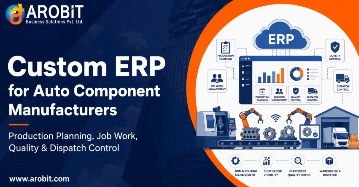 Custom ERP for Auto Component Manufacturers: Production Planning, Job Work, Quality and Dispatch Control