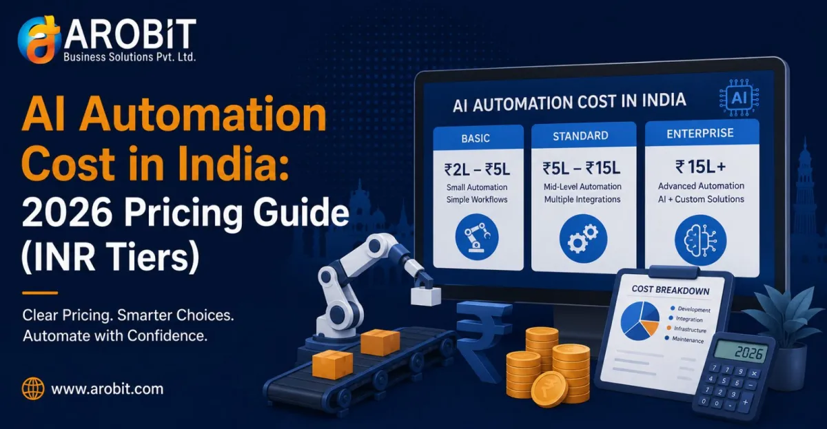 How Much Does AI Automation Cost in India? (2026 Pricing Guide)